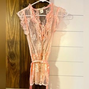 Light pink lace blouse